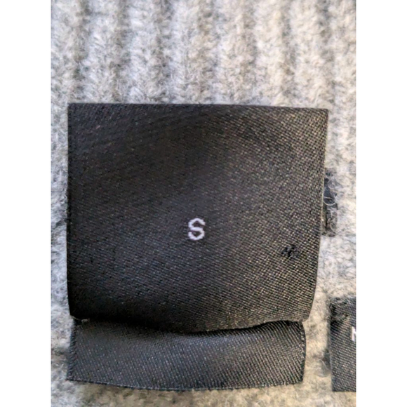 Men's BOSS Gray Extrafine Virgin wool Full Zip Sweater Size S - Picture 8 of 11